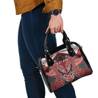 Aotearoa Iwi Te Ati Awa Shoulder Handbag Maori Kowhaiwhai Pattern