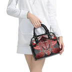 Aotearoa Iwi Te Ati Awa Shoulder Handbag Maori Kowhaiwhai Pattern
