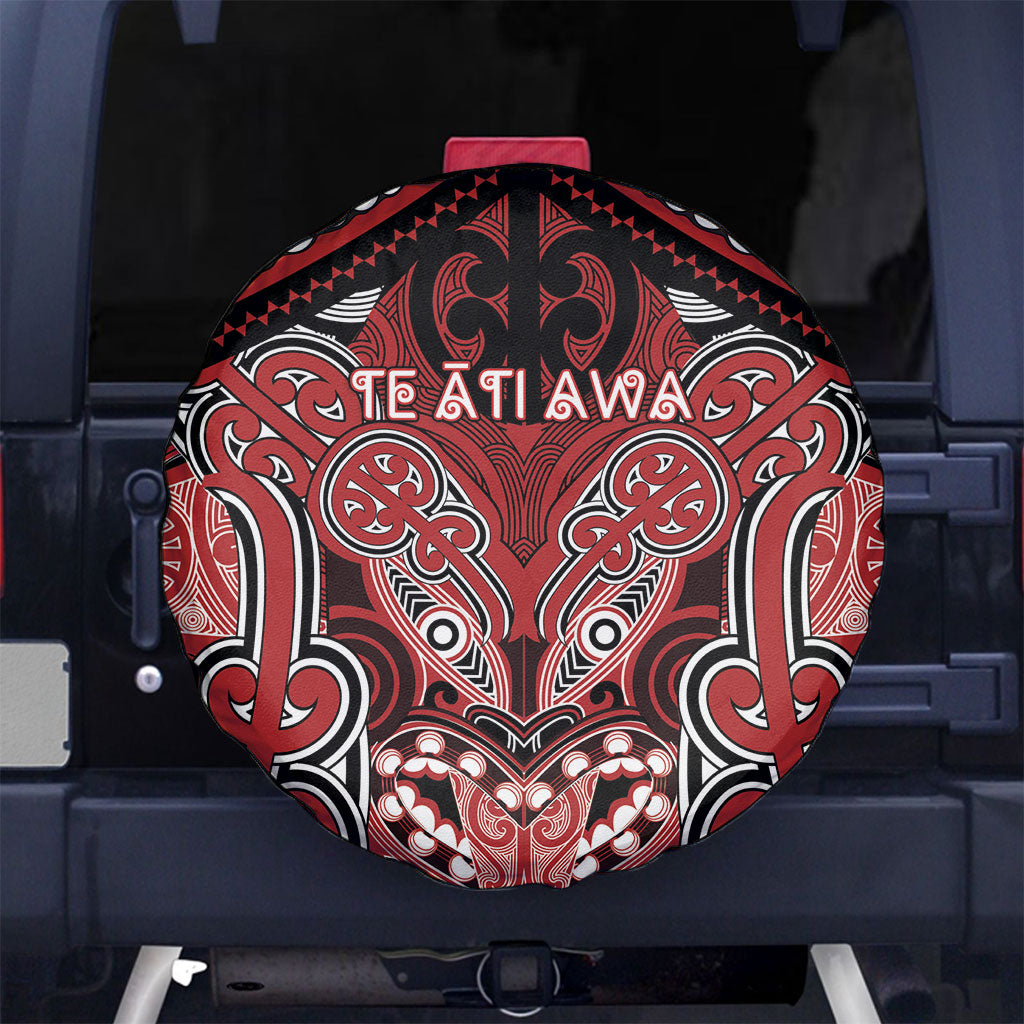Aotearoa Iwi Te Ati Awa Spare Tire Cover Maori Kowhaiwhai Pattern
