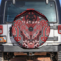 Aotearoa Iwi Te Ati Awa Spare Tire Cover Maori Kowhaiwhai Pattern