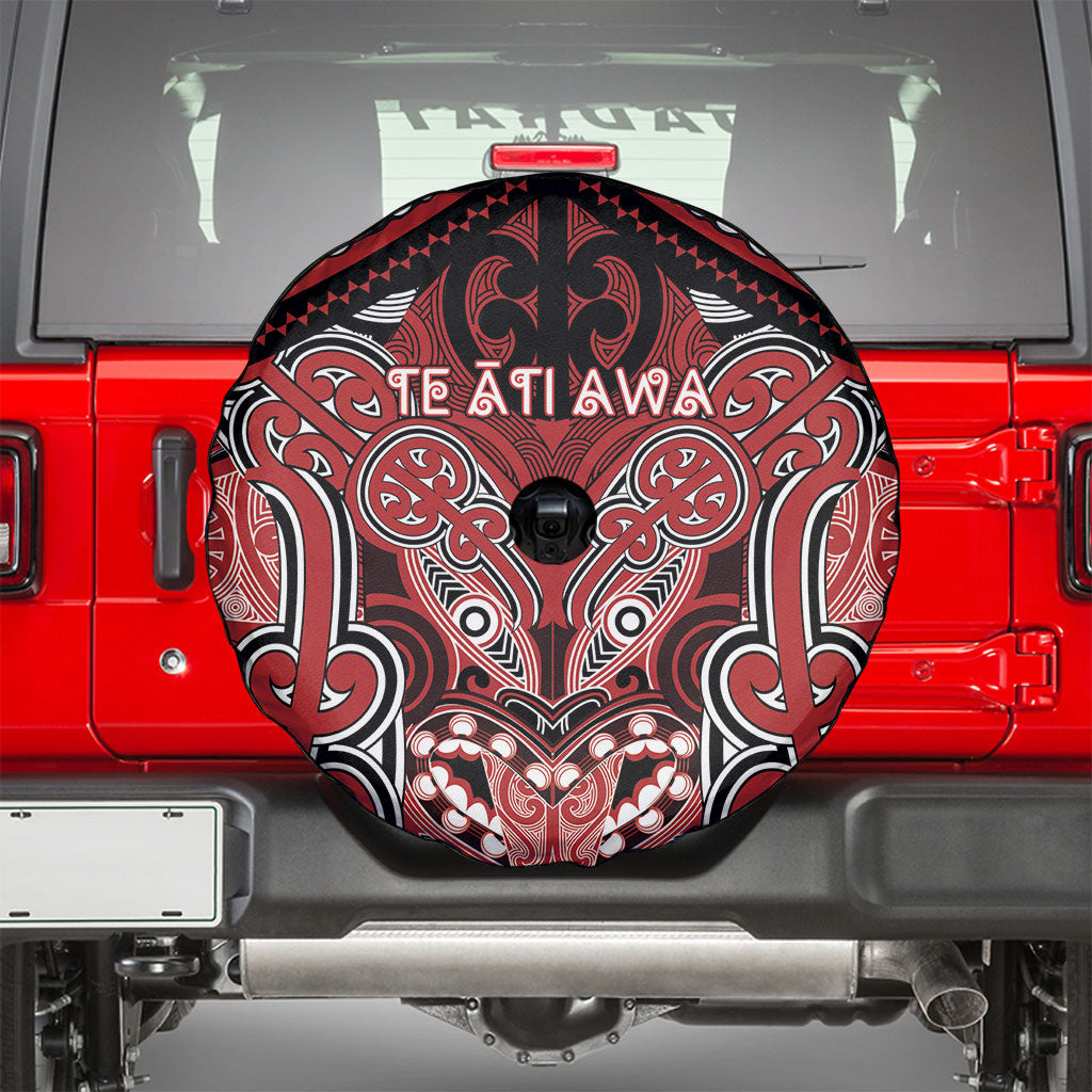 Aotearoa Iwi Te Ati Awa Spare Tire Cover Maori Kowhaiwhai Pattern