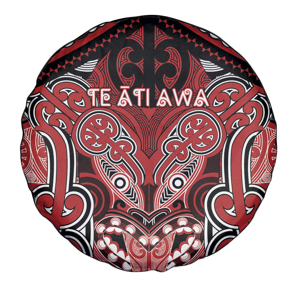 Aotearoa Iwi Te Ati Awa Spare Tire Cover Maori Kowhaiwhai Pattern