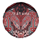 Aotearoa Iwi Te Ati Awa Spare Tire Cover Maori Kowhaiwhai Pattern