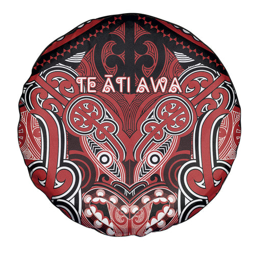 Aotearoa Iwi Te Ati Awa Spare Tire Cover Maori Kowhaiwhai Pattern