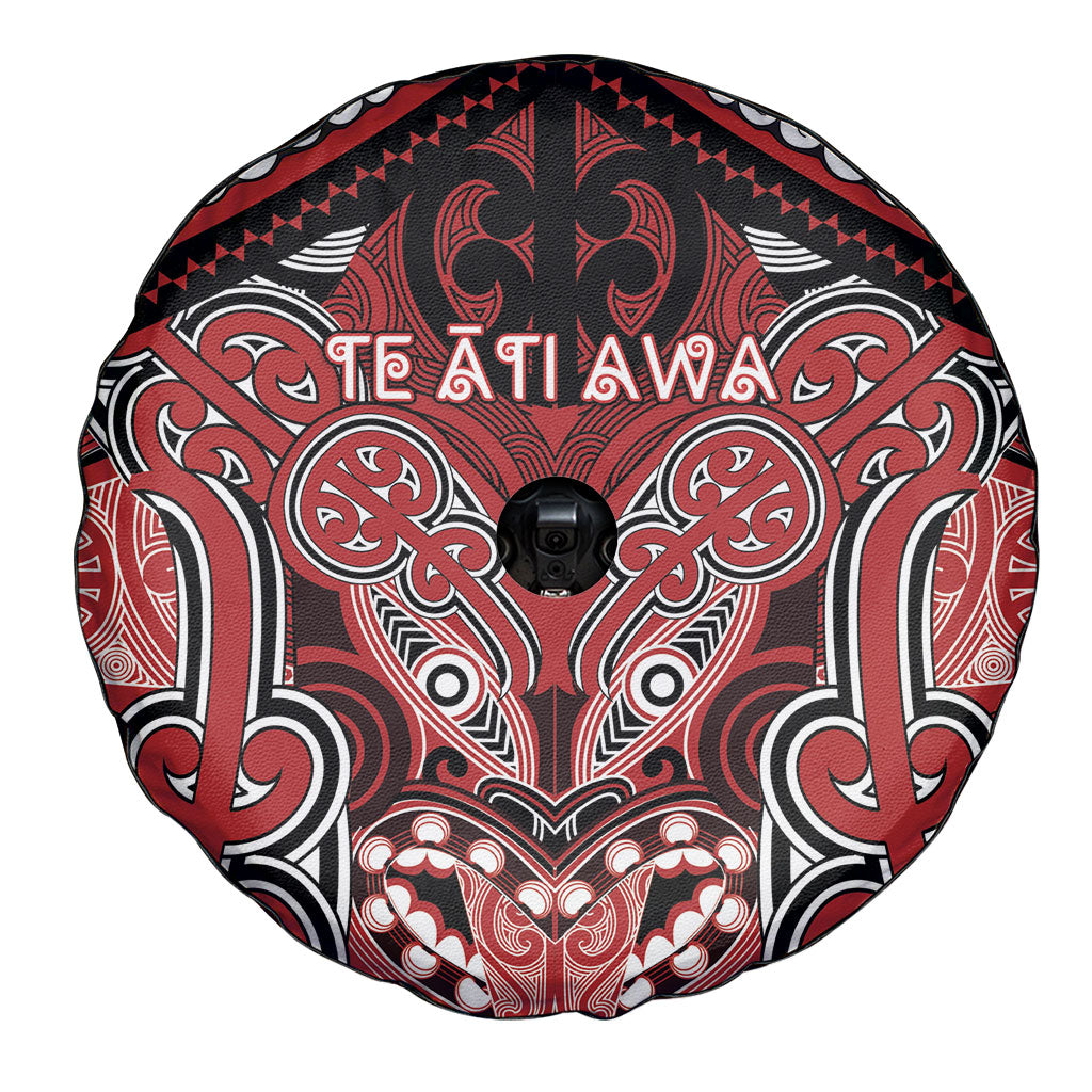 Aotearoa Iwi Te Ati Awa Spare Tire Cover Maori Kowhaiwhai Pattern