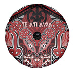 Aotearoa Iwi Te Ati Awa Spare Tire Cover Maori Kowhaiwhai Pattern