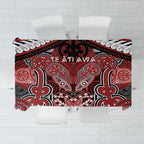 Aotearoa Iwi Te Ati Awa Tablecloth Maori Kowhaiwhai Pattern