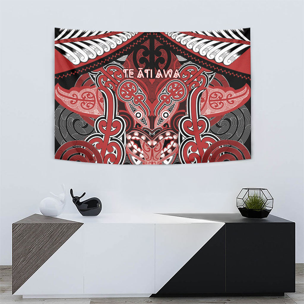 Aotearoa Iwi Te Ati Awa Tapestry Maori Kowhaiwhai Pattern