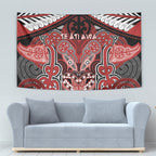 Aotearoa Iwi Te Ati Awa Tapestry Maori Kowhaiwhai Pattern
