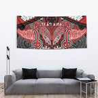 Aotearoa Iwi Te Ati Awa Tapestry Maori Kowhaiwhai Pattern