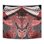 Aotearoa Iwi Te Ati Awa Tapestry Maori Kowhaiwhai Pattern