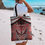 Aotearoa Iwi Te Ati Awa Tote Bag Maori Kowhaiwhai Pattern