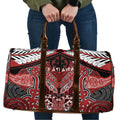 Aotearoa Iwi Te Ati Awa Travel Bag Maori Kowhaiwhai Pattern