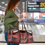 Aotearoa Iwi Te Ati Awa Travel Bag Maori Kowhaiwhai Pattern