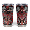 Aotearoa Iwi Te Ati Awa Personalised Tumbler Cup Maori Kowhaiwhai Pattern