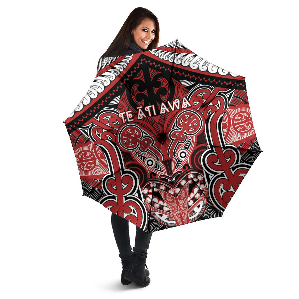 Aotearoa Iwi Te Ati Awa Umbrella Maori Kowhaiwhai Pattern
