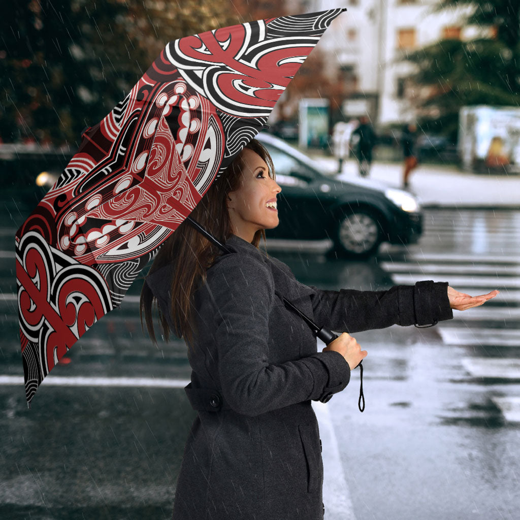 Aotearoa Iwi Te Ati Awa Umbrella Maori Kowhaiwhai Pattern