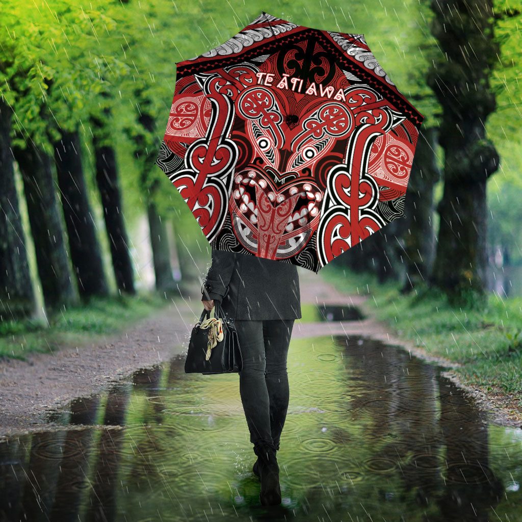 Aotearoa Iwi Te Ati Awa Umbrella Maori Kowhaiwhai Pattern