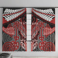 Aotearoa Iwi Te Ati Awa Window Curtain Maori Kowhaiwhai Pattern