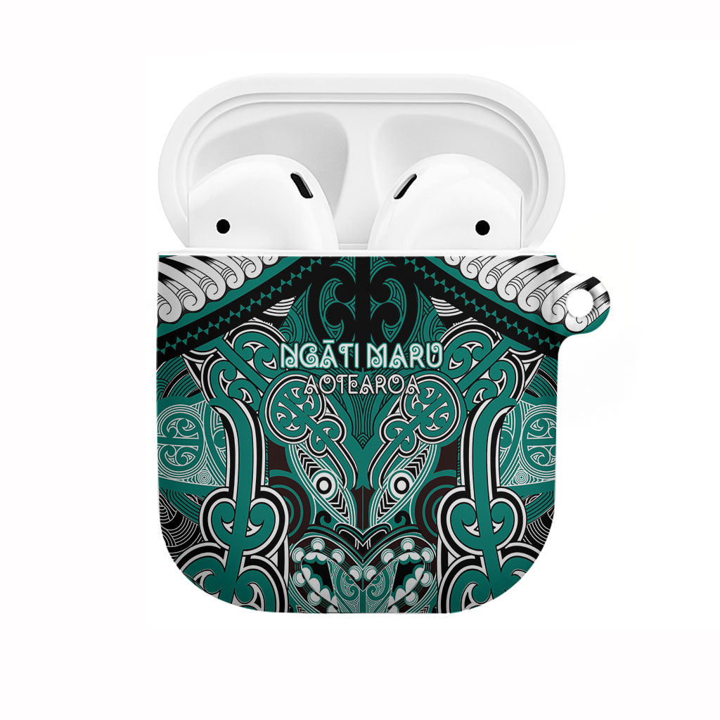 Aotearoa Iwi Ngati Maru AirPods Case Maori Kowhaiwhai Pattern