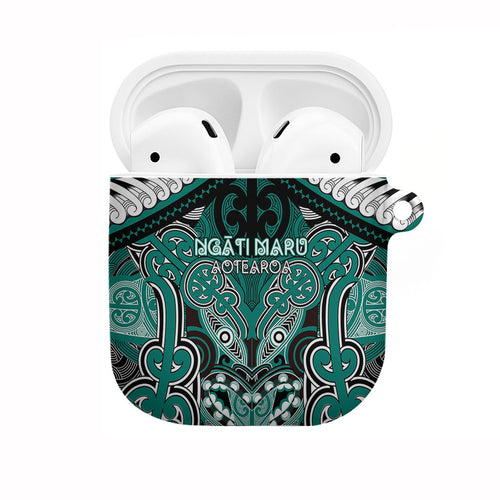 Aotearoa Iwi Ngati Maru AirPods Case Maori Kowhaiwhai Pattern