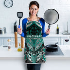 Aotearoa Iwi Ngati Maru Apron Maori Kowhaiwhai Pattern