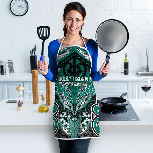 Aotearoa Iwi Ngati Maru Apron Maori Kowhaiwhai Pattern
