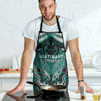 Aotearoa Iwi Ngati Maru Apron Maori Kowhaiwhai Pattern