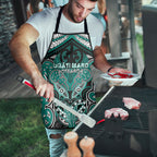 Aotearoa Iwi Ngati Maru Apron Maori Kowhaiwhai Pattern