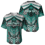 Aotearoa Iwi Ngati Maru Personalised Baseball Jersey Maori Kowhaiwhai Pattern