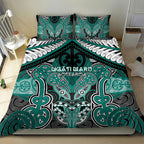 Aotearoa Iwi Ngati Maru Bedding Set Maori Kowhaiwhai Pattern