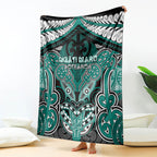 Aotearoa Iwi Ngati Maru Blanket Maori Kowhaiwhai Pattern