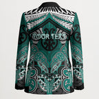 Aotearoa Iwi Ngati Maru Personalised Blazer Maori Kowhaiwhai Pattern