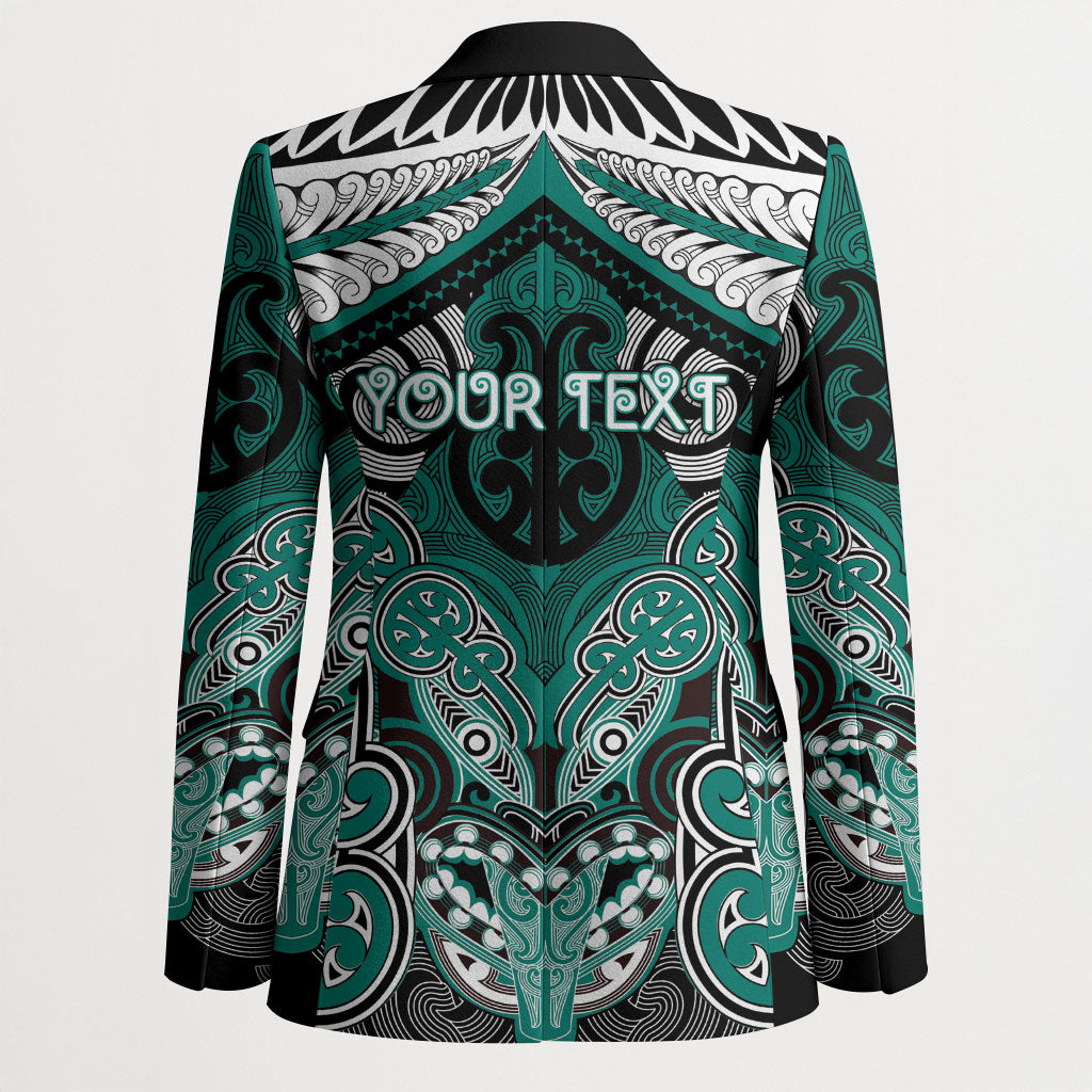 Aotearoa Iwi Ngati Maru Personalised Blazer Maori Kowhaiwhai Pattern
