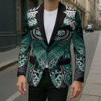 Aotearoa Iwi Ngati Maru Personalised Blazer Maori Kowhaiwhai Pattern
