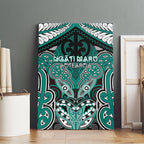 Aotearoa Iwi Ngati Maru Canvas Wall Art Maori Kowhaiwhai Pattern