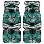 Aotearoa Iwi Ngati Maru Personalised Car Mats Maori Kowhaiwhai Pattern