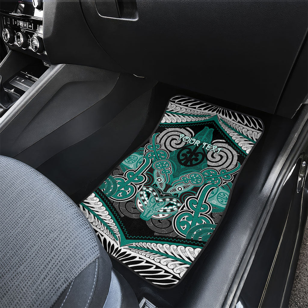 Aotearoa Iwi Ngati Maru Personalised Car Mats Maori Kowhaiwhai Pattern