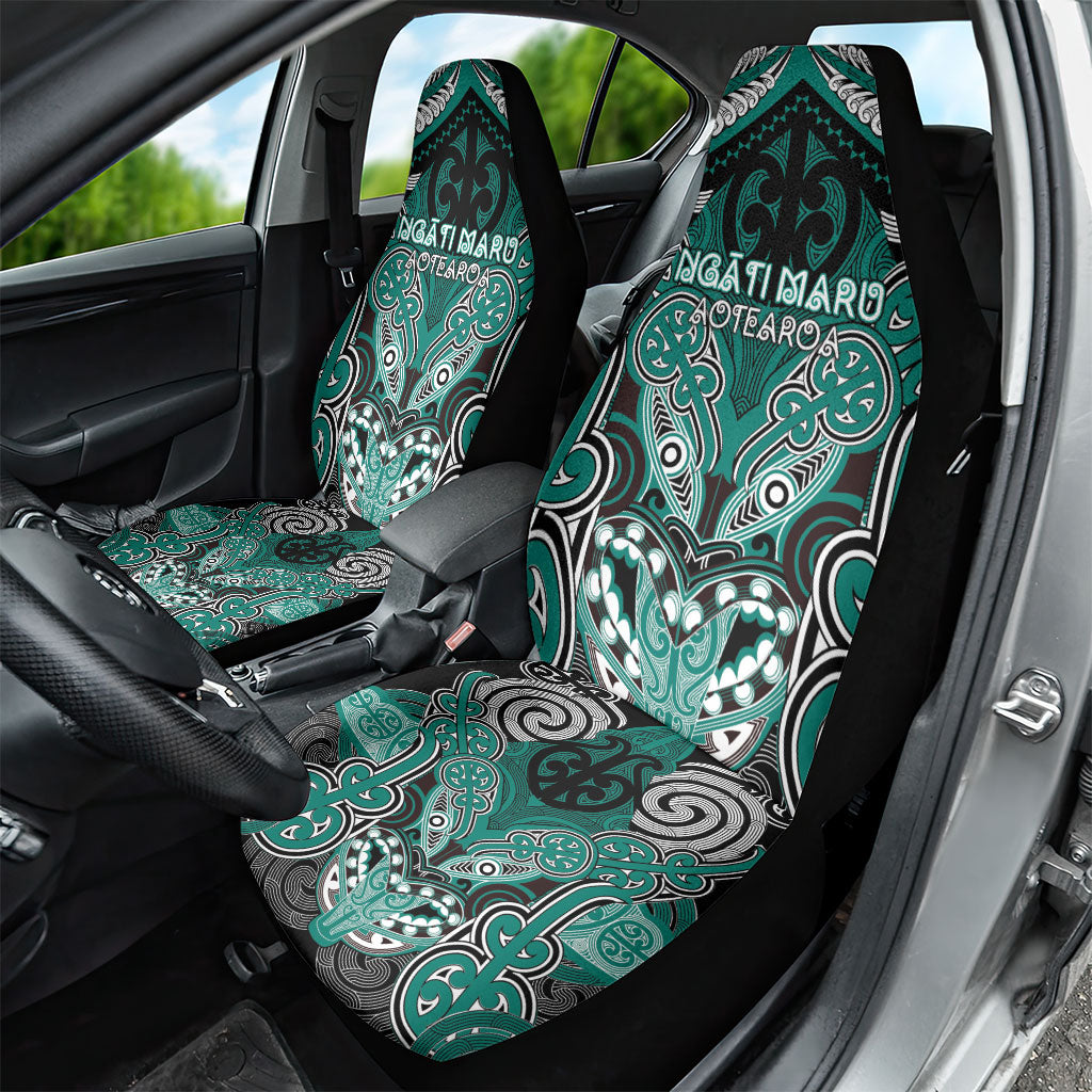 Aotearoa Iwi Ngati Maru Car Seat Cover Maori Kowhaiwhai Pattern