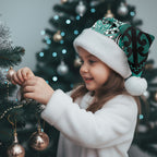 Aotearoa Iwi Ngati Maru Personalised Christmas Santa Hat Maori Kowhaiwhai Pattern