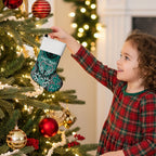 Aotearoa Iwi Ngati Maru Personalised Christmas Stocking Maori Kowhaiwhai Pattern