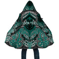 Aotearoa Iwi Ngati Maru Personalised Cloak Maori Kowhaiwhai Pattern