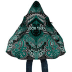Aotearoa Iwi Ngati Maru Personalised Cloak Maori Kowhaiwhai Pattern