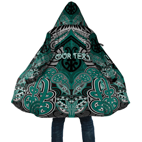 Aotearoa Iwi Ngati Maru Personalised Cloak Maori Kowhaiwhai Pattern