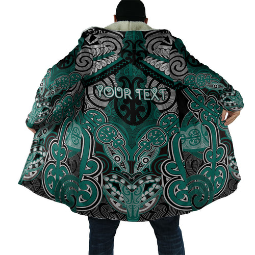 Aotearoa Iwi Ngati Maru Personalised Cloak Maori Kowhaiwhai Pattern
