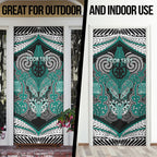 Aotearoa Iwi Ngati Maru Personalised Door Cover Maori Kowhaiwhai Pattern
