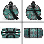 Aotearoa Iwi Ngati Maru Duffle Bag Maori Kowhaiwhai Pattern