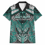 Aotearoa Iwi Ngati Maru Personalised Hawaiian Shirt Maori Kowhaiwhai Pattern