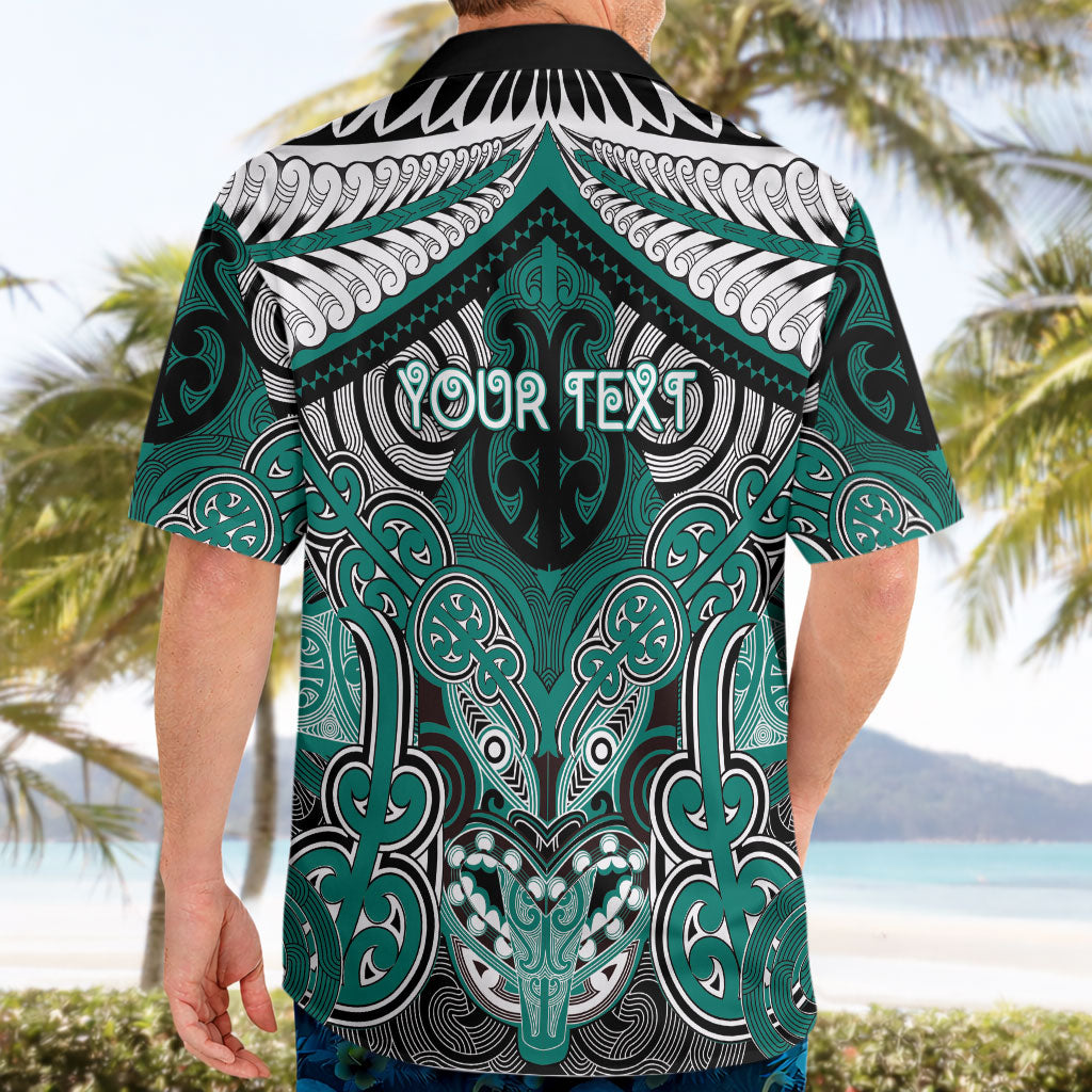 Aotearoa Iwi Ngati Maru Personalised Hawaiian Shirt Maori Kowhaiwhai Pattern