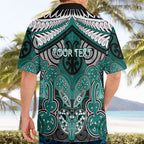 Aotearoa Iwi Ngati Maru Personalised Hawaiian Shirt Maori Kowhaiwhai Pattern